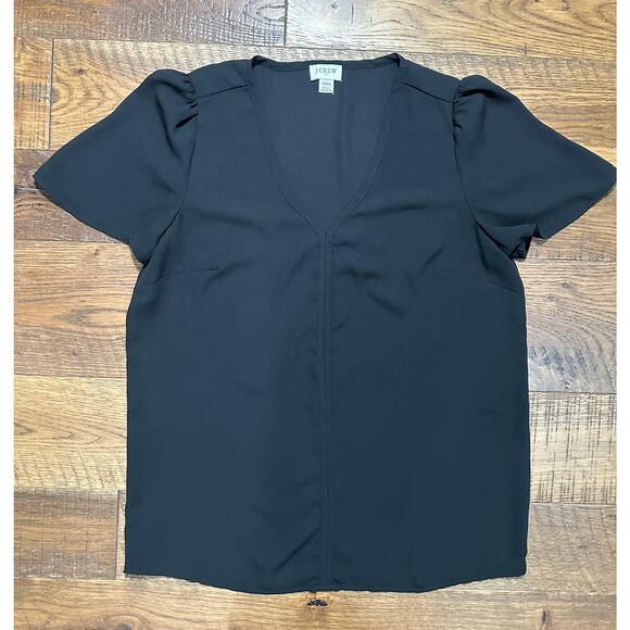J.crew Tops - J.Crew V Neck black Bouse